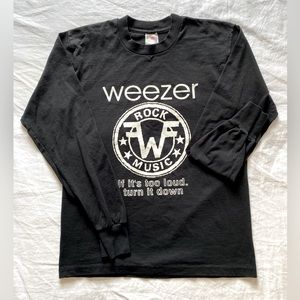 Weezer Long Sleeve Band Tee - Classic Rock Band Tee - Size Medium